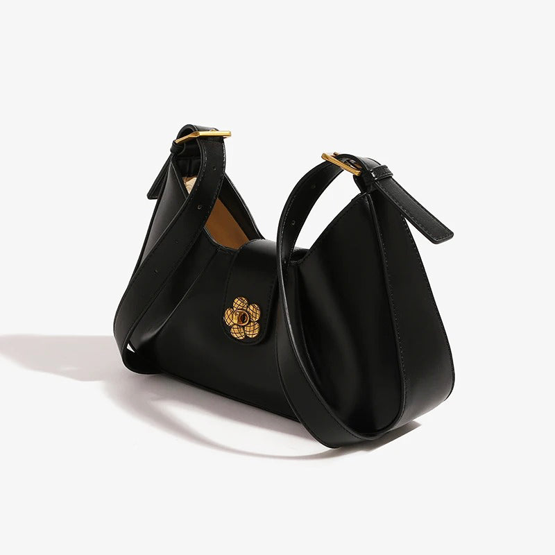 NoirLuxe Shoulder Hobo Bag