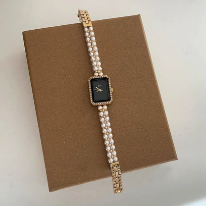 Velustra Shell Pearl Bracelet Watch