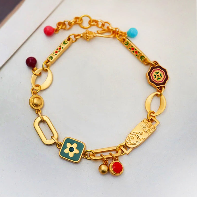 Titkos Enamel Chain Bracelet