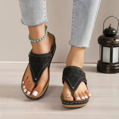 Serenity Stride Wedge Sandals