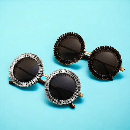 Gemstone Glam Stud Sunglasses