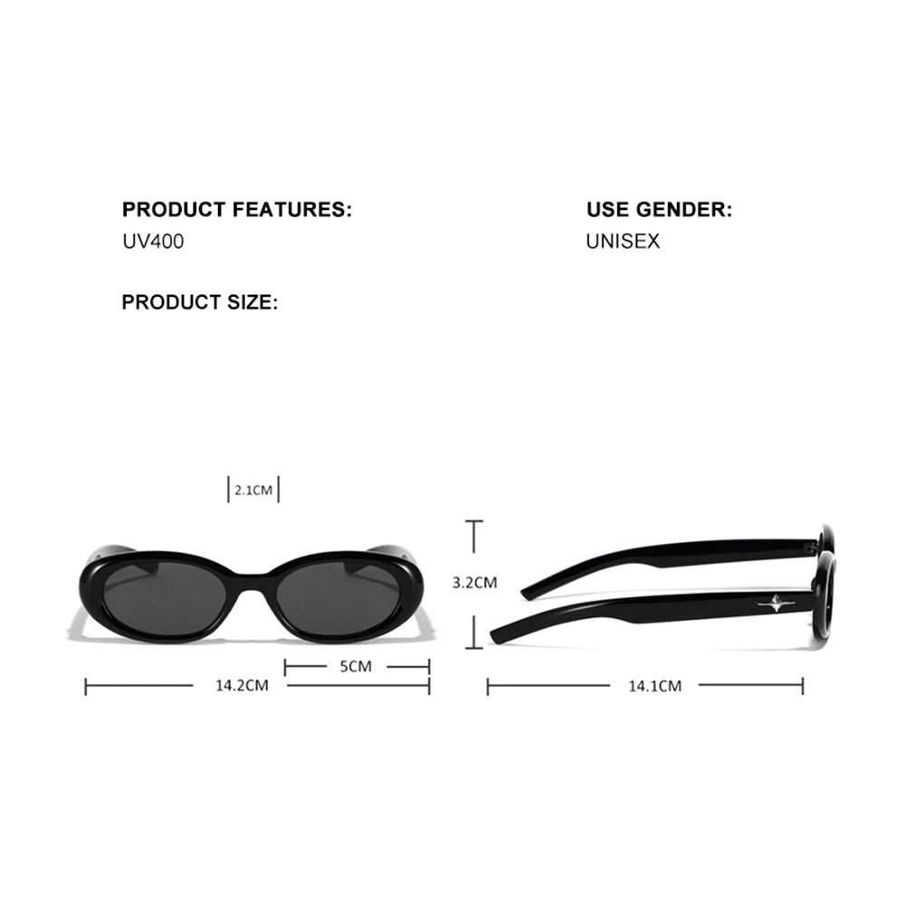 Mode 90s Oval Sunglasses