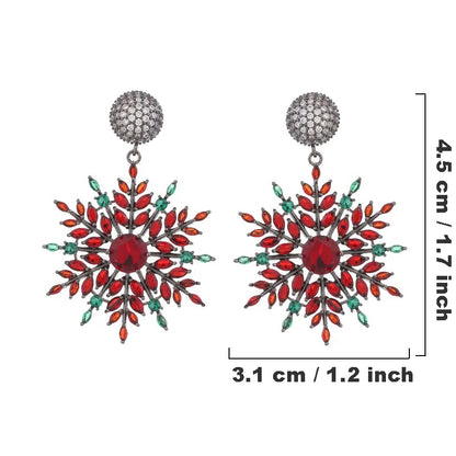 Isabella Snowflake Zirconia Earring