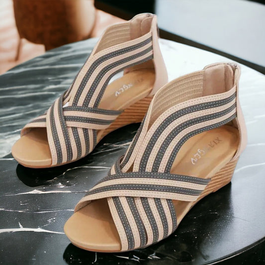 Soleil Wedge Heel Sandals