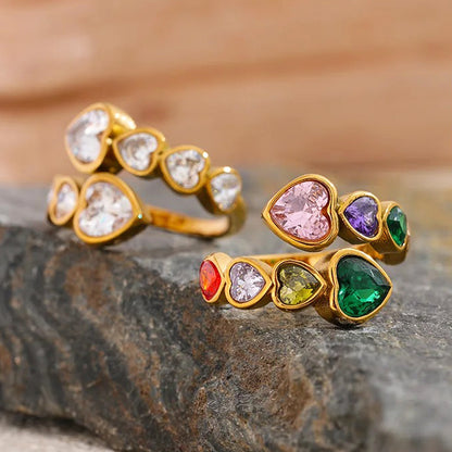 Agavé Multi Gem Open Ring