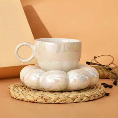 Puffy Dream Ceramic Coffee Mug Set