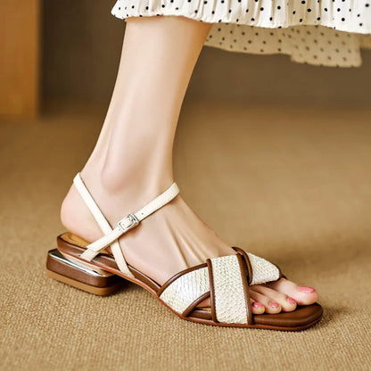 Kohen Low Heel Sandal