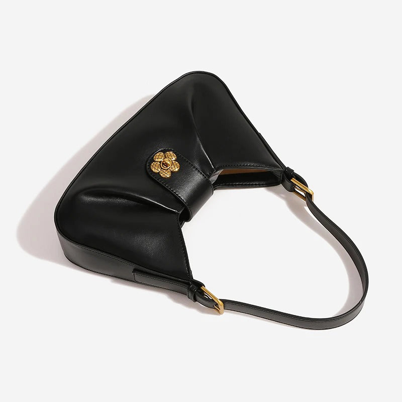 NoirLuxe Shoulder Hobo Bag