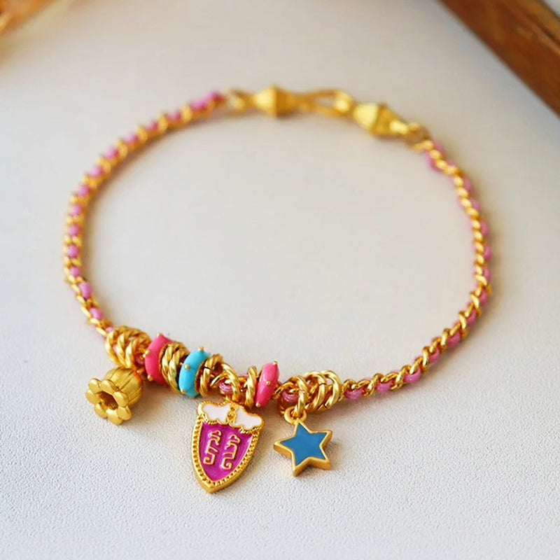 Titkos Enamel Chain Bracelet