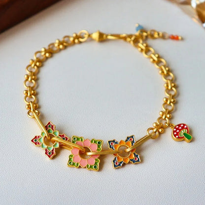 Titkos Enamel Chain Bracelet