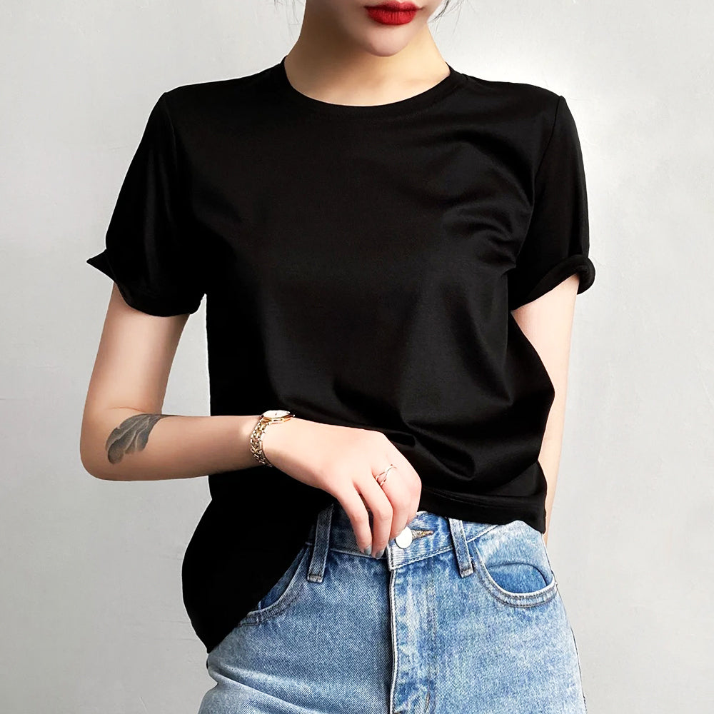 Made Silk Cotton Classic Boyfriend T-Shirt